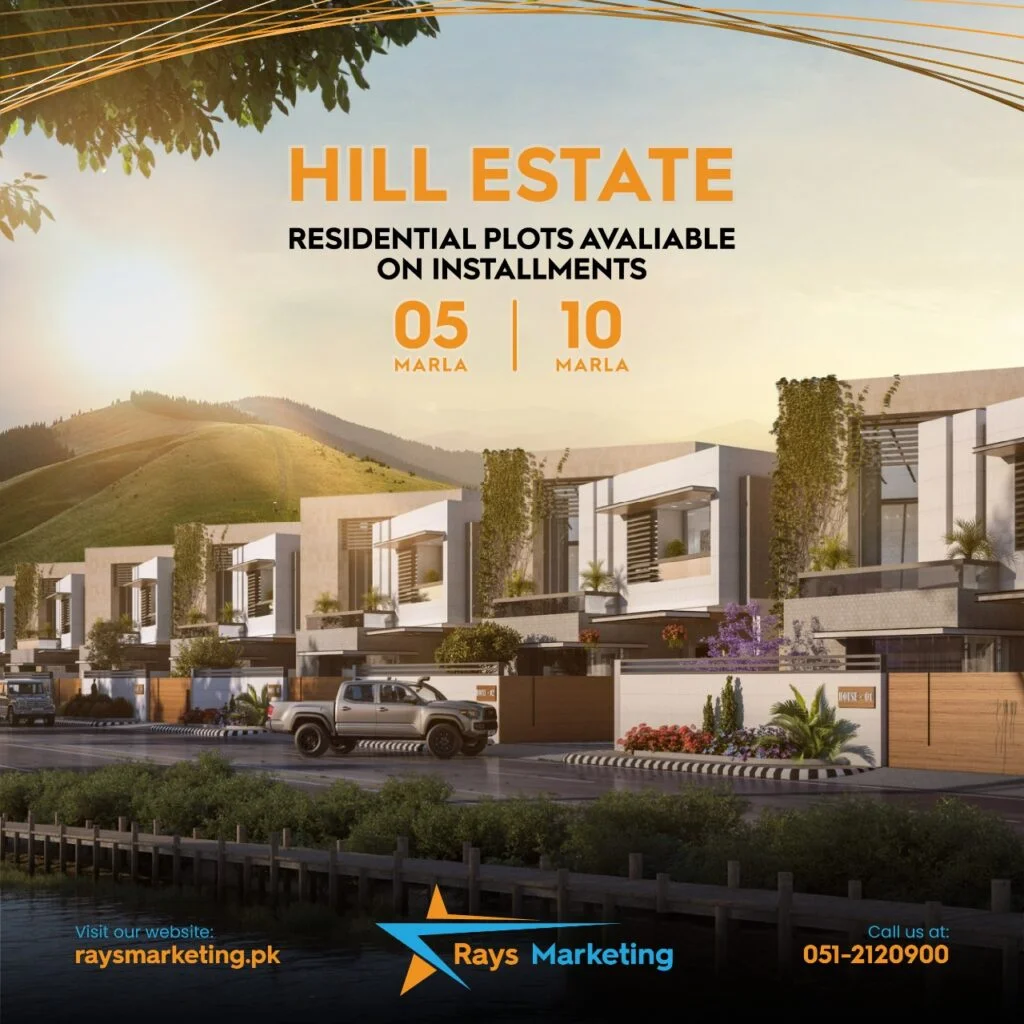 5 Marla Plot for Sale in Park View City Islamabad Hill Estate