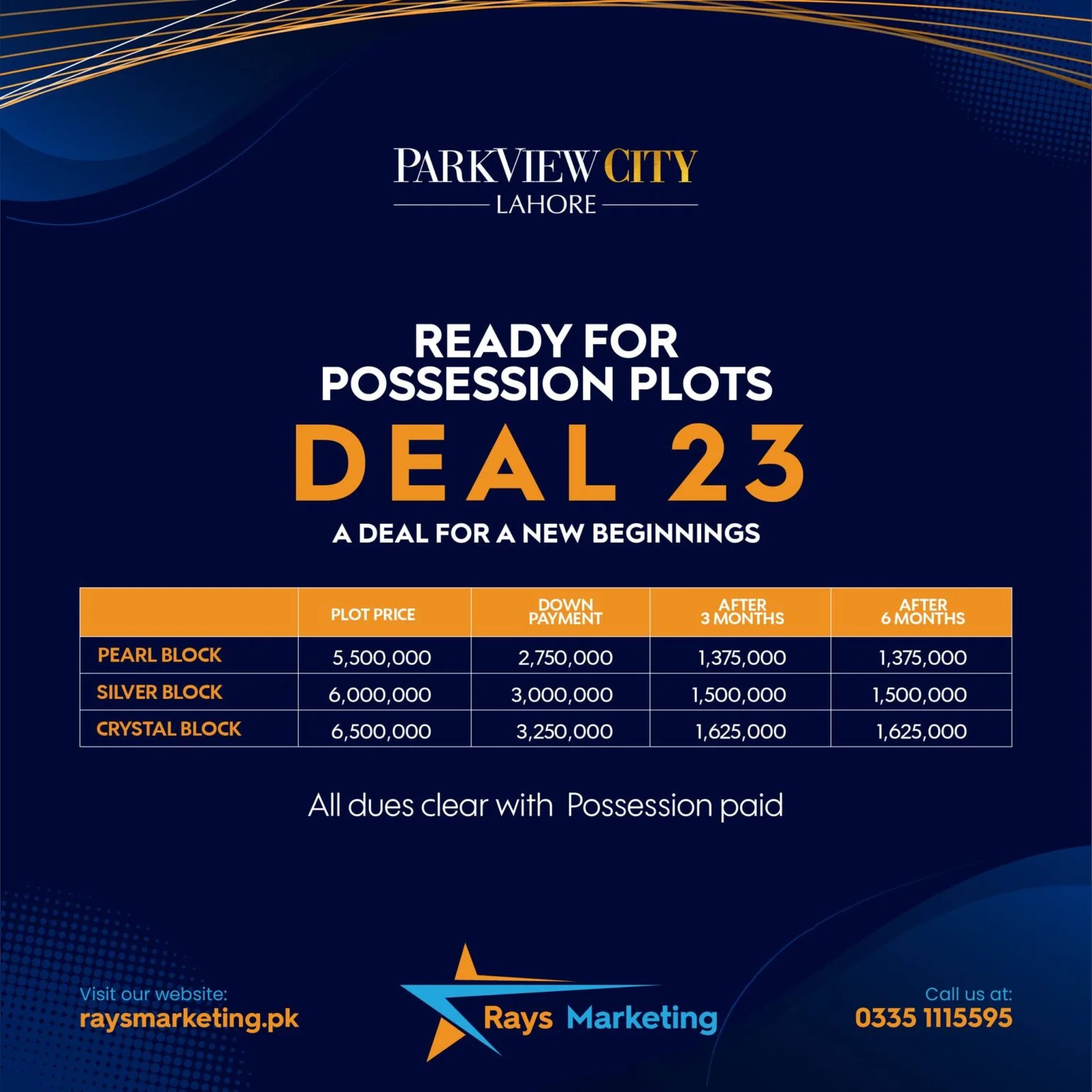 Park View City Luxury Living Ready for Possession Plots Deal 23 Banner